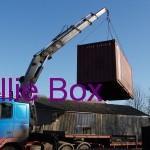 Delivery and offload of a 20ft shipping container