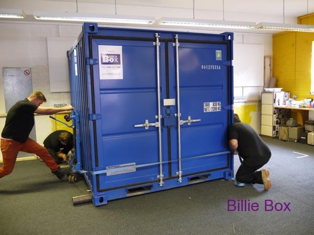 Loading Container Indoor Storage Containers in a room - indoors!