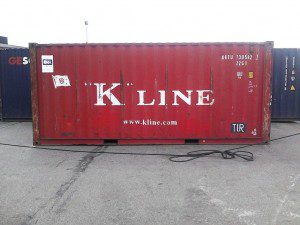 Second hand 20ft x 8ft storage container