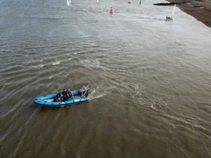 safety boat, FFSC, rescue, sailing club, Billie Box sponsors, sponsorship, Carl Giles