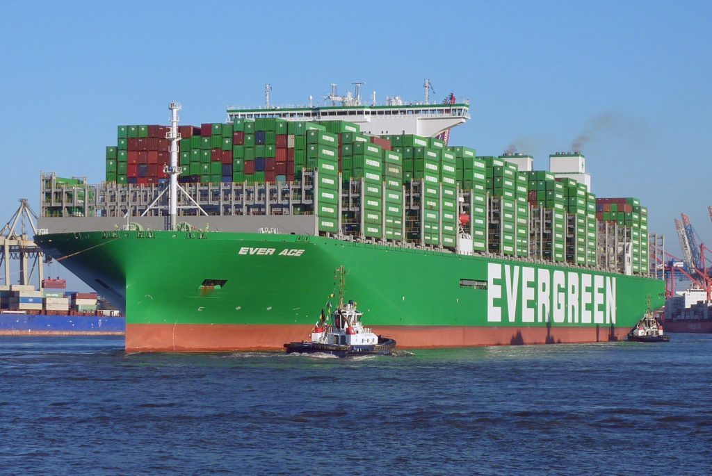 worlds largest container ship evergreen ever ace