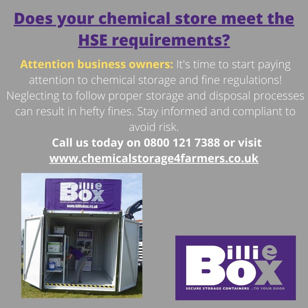 Chemical Stores and Avoiding Fines: A Breakdown