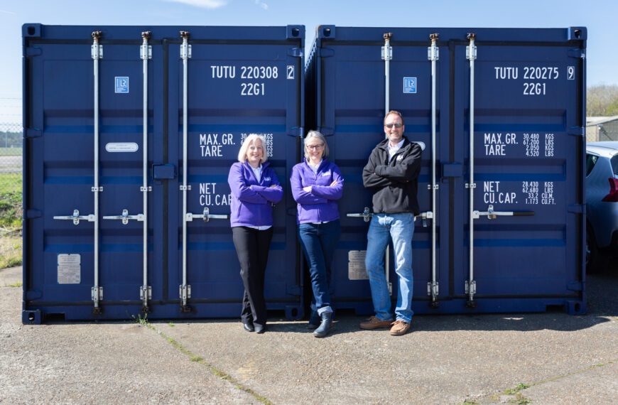 What is a once used/one trip shipping container?